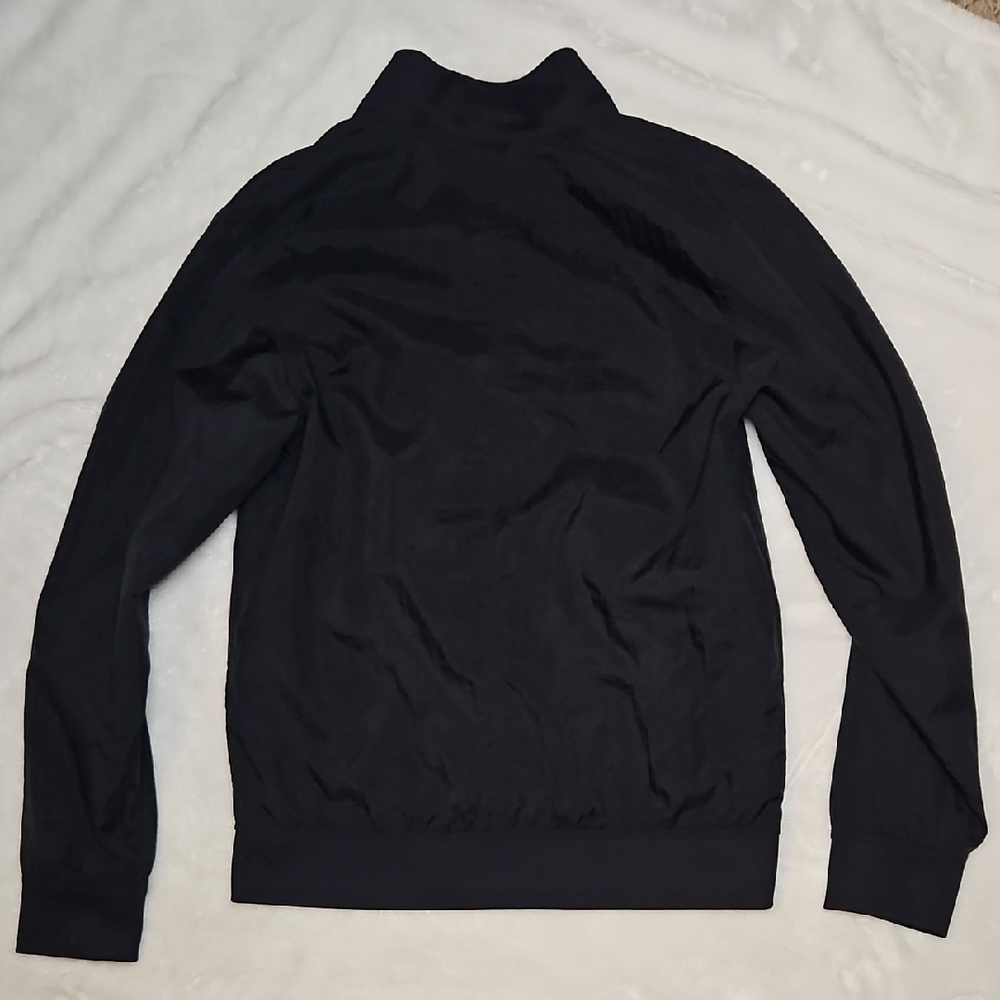 Nike Woven Bomber Jacket Black Full Zip Mens Size Small EUC - Picture 4 of 7